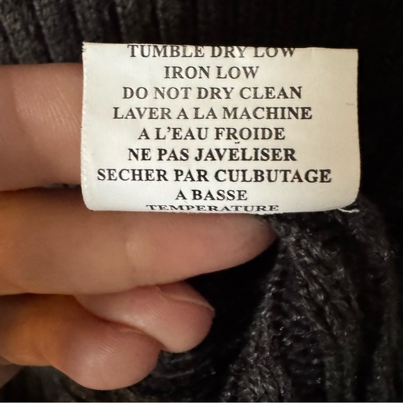 Point Zero Men’s Ribbed Knit Half-Zip Sweater XL Dark Grey - Picture 7 of 9